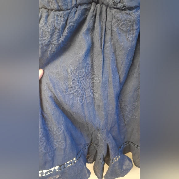 Denim-blue shortie romper - Miami brand size large - Picture 3 of 7